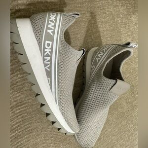 DKNY Light Gray Women's Slip-On Sneakers